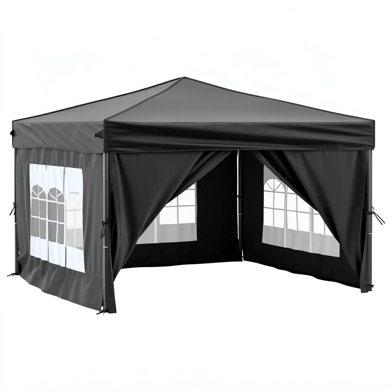 Partytent met zijwanden — UV-bestendig stalen frame
